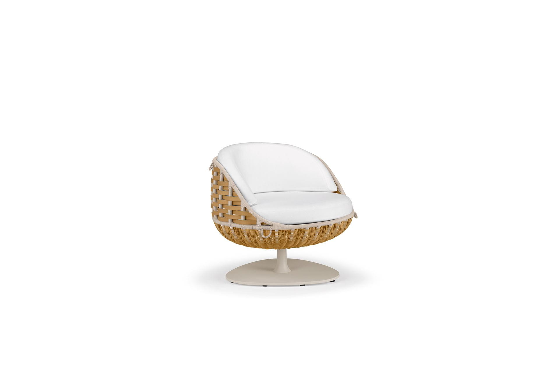 DEDON SWINGREST Lounge chair natural lipari